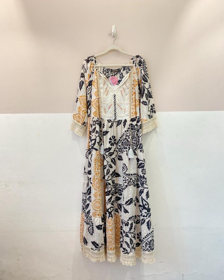 Vestido longo estampado Nammos M