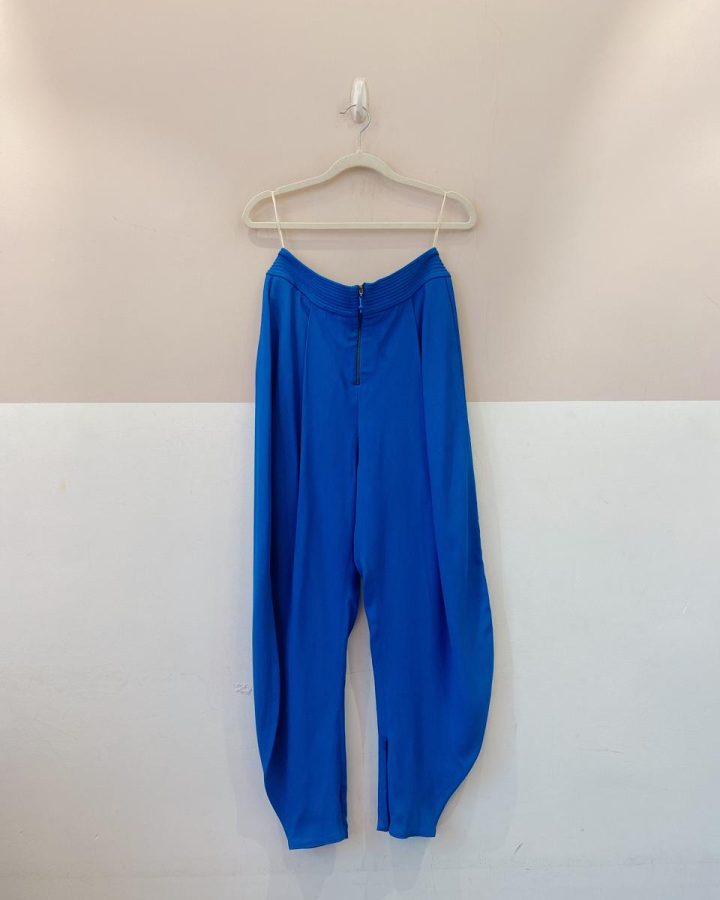 Calça azul pences Cris Barros 36