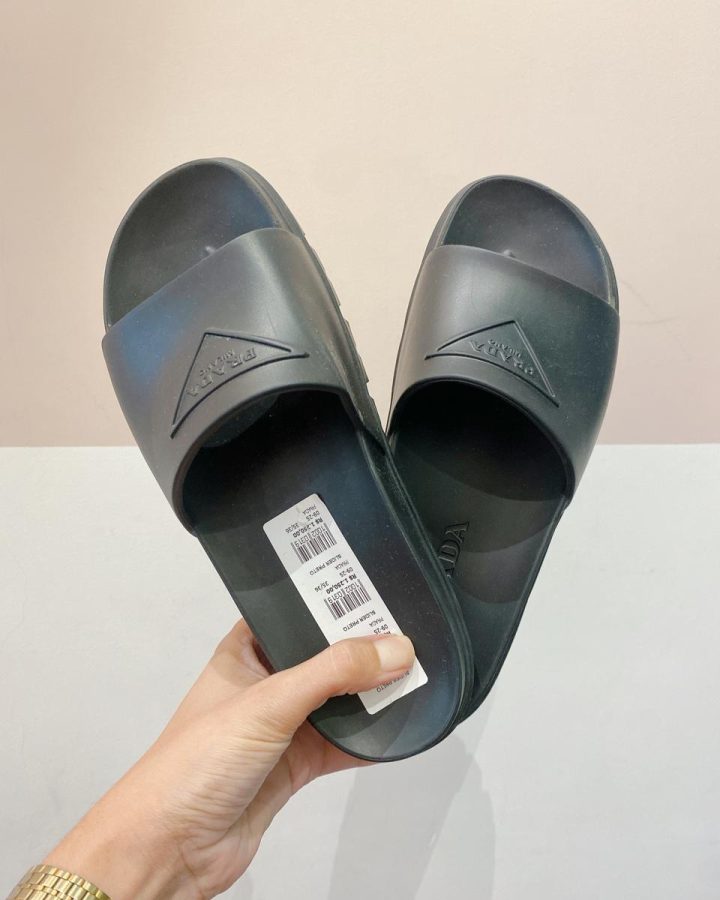 Slider preto Prada 34/35