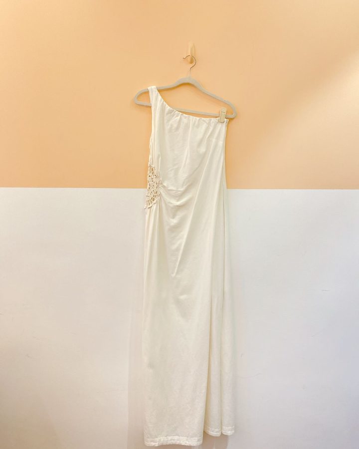Vestido midi malha ombro Dress To M