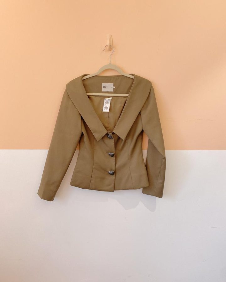 Blazer verde botões NV PP