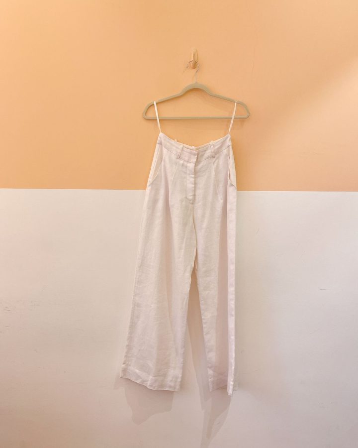 Calça linho off Eliza Conde PP