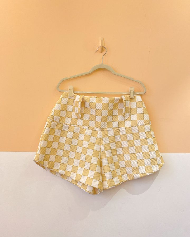 Conjunto verde xadrez textura Animale G
