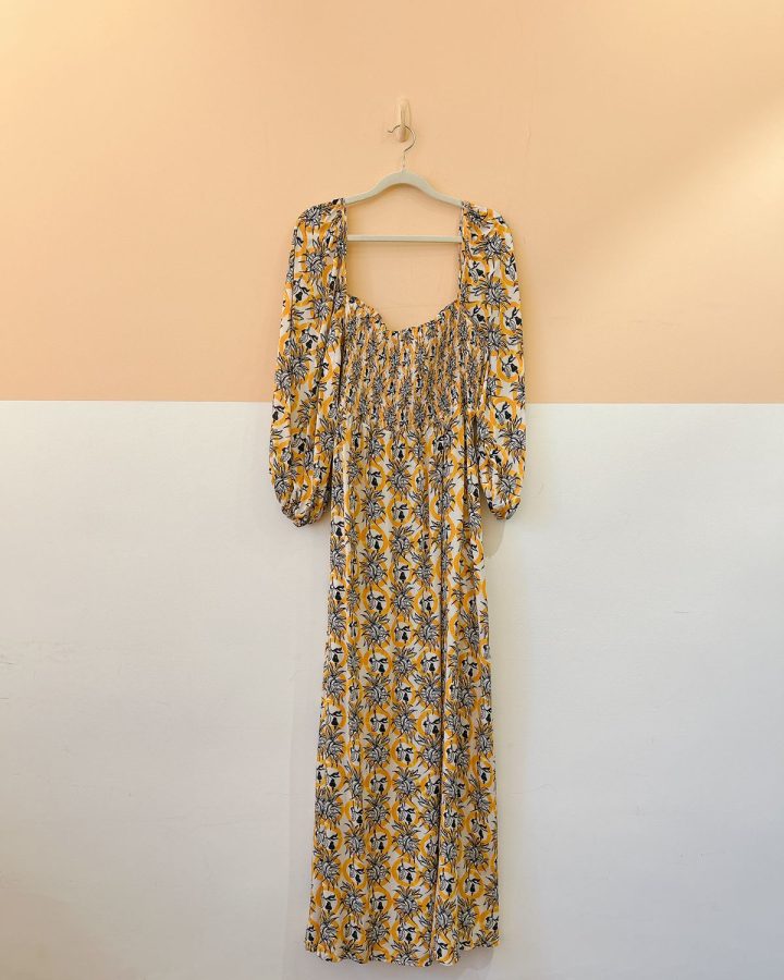 Vestido estampa amarela Andrea Marques 40
