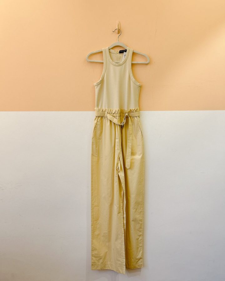 Macacão bege cinto Andrea Marques 36