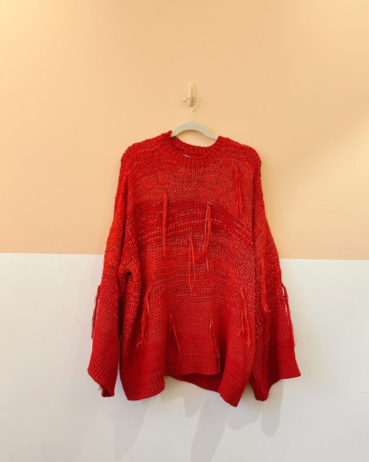 Tricot vermelho Paula Raia P/M