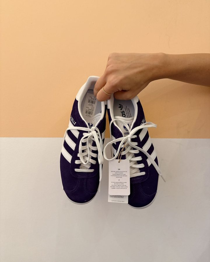 Tênis roxo gazelle Adidas 39