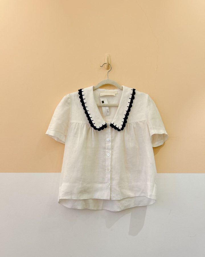 Camisa off bordados gola Le Soleil Dete PP