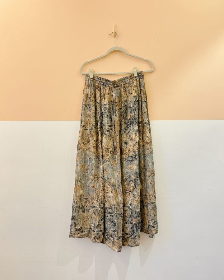 Saia estampada fios Zara M