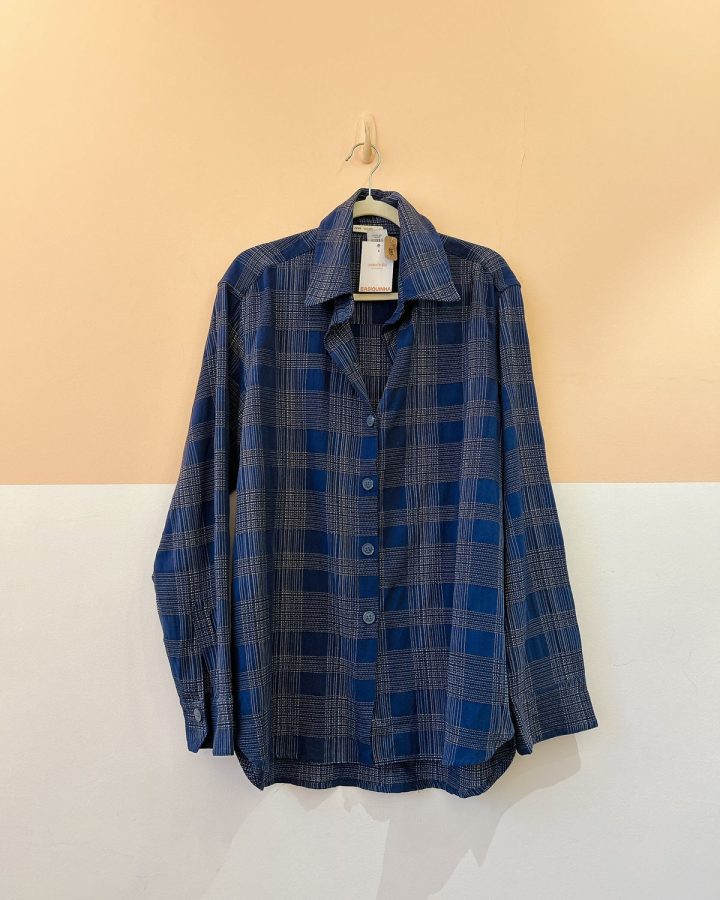 Camisa xadrez azul Onni G