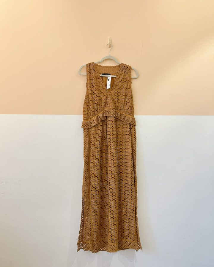 Vestido laise marrom Animale 40