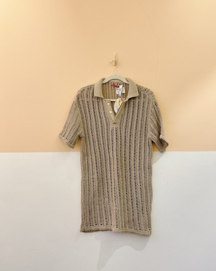 Camisa crochet bege Renner PP