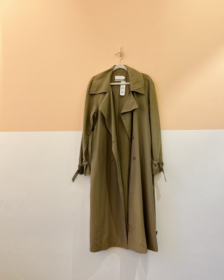 Trench coat verde Schutz M