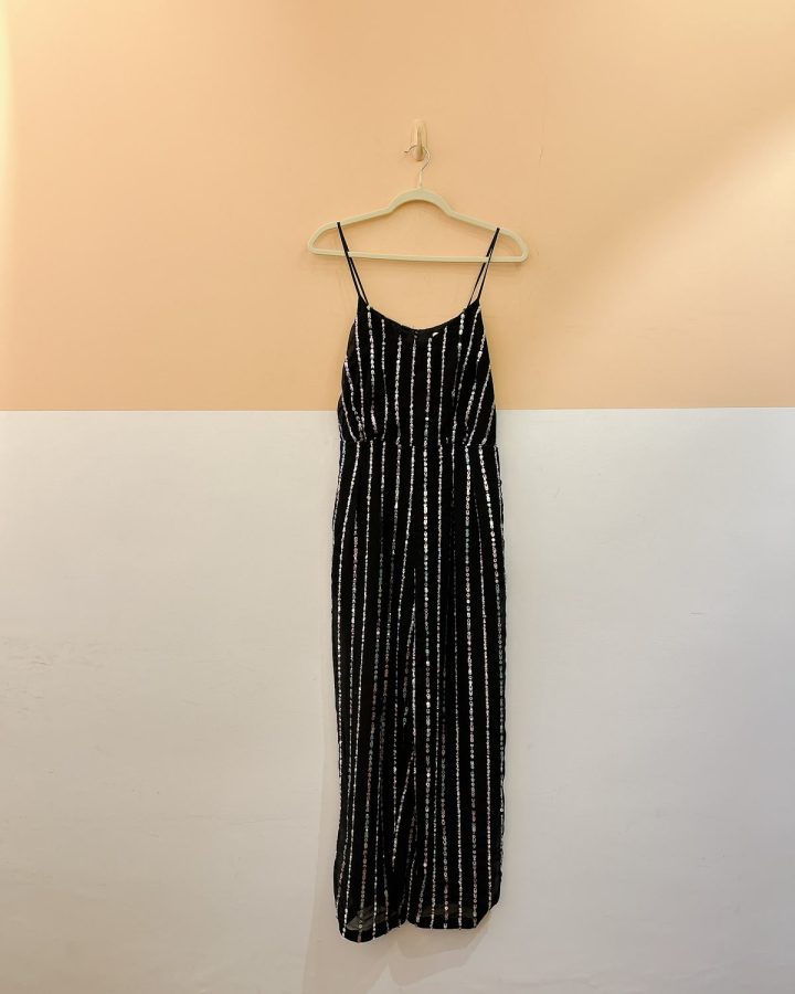 Macacão preto brilhos Lilly Sarti 36
