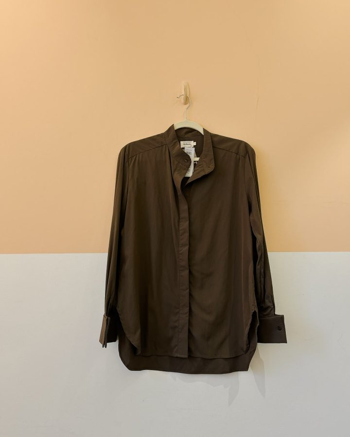 Camisa marrom Mybasic PP