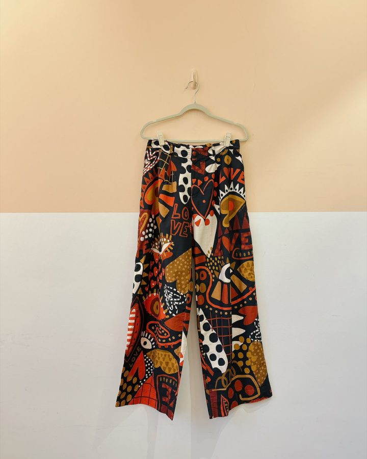 Calça estampada Farm M
