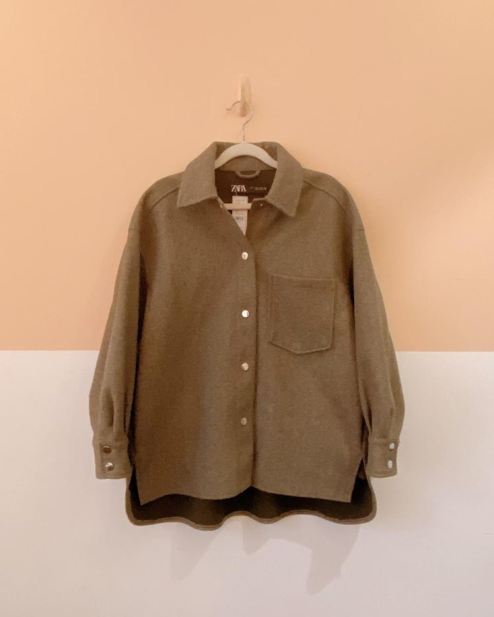 Casaco verde Zara P