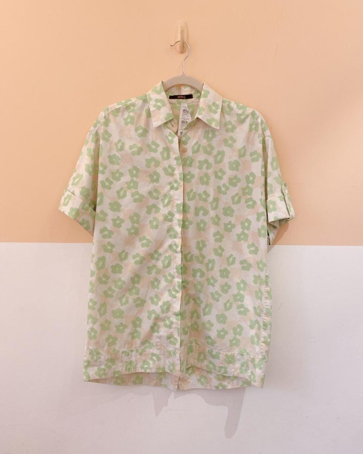 Camisa off flores verdes Animale 36