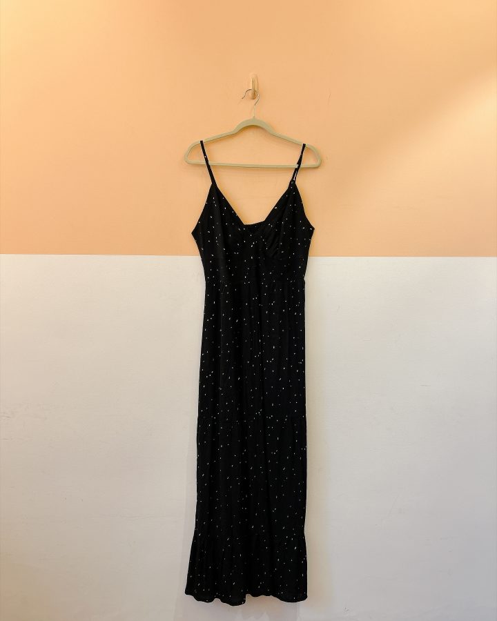 Vestido preto brilhos Lizie GG