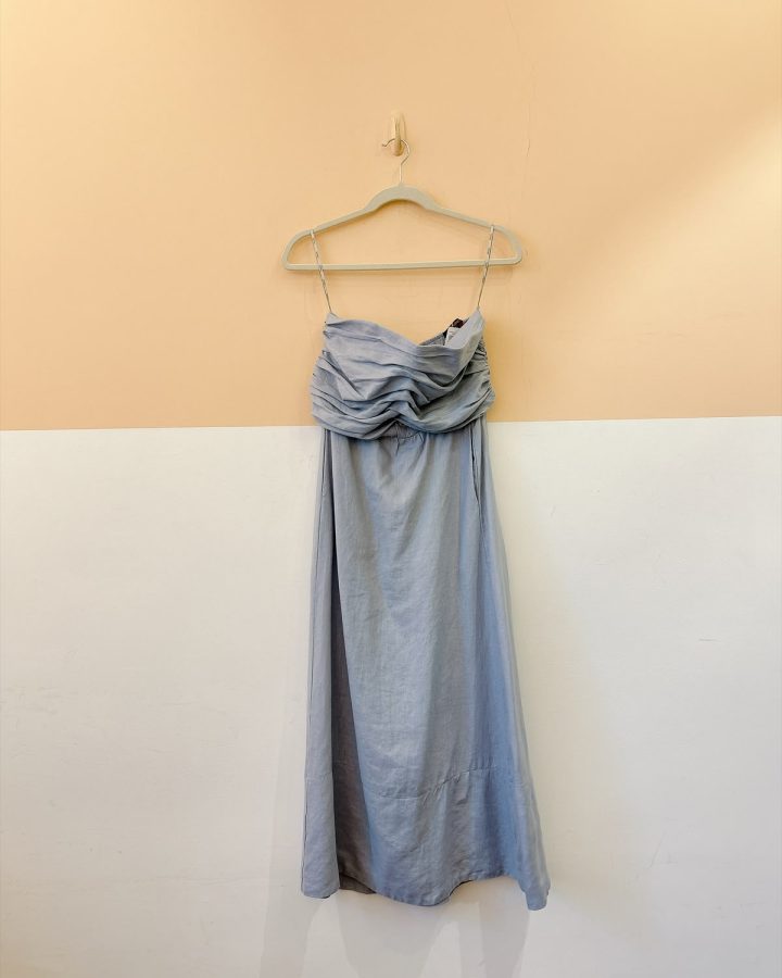 Vestido azul bebê busto Animale P