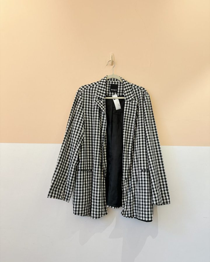 Blazer vichy p&b C&A G