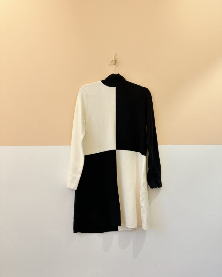 Vestido tricot p&b Zara G