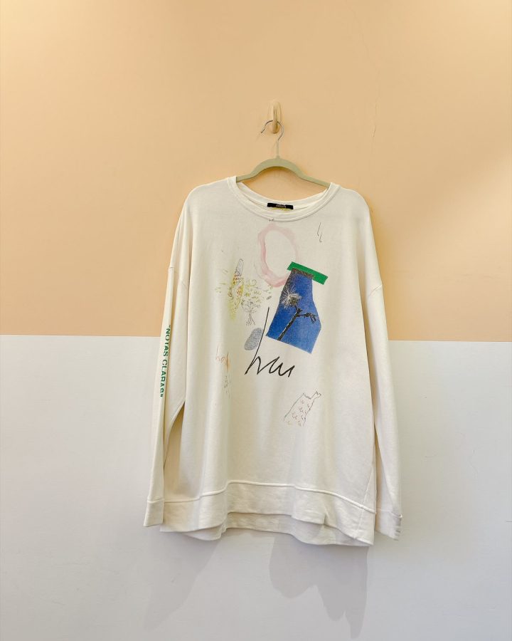 Moletom branco estampa Animale G