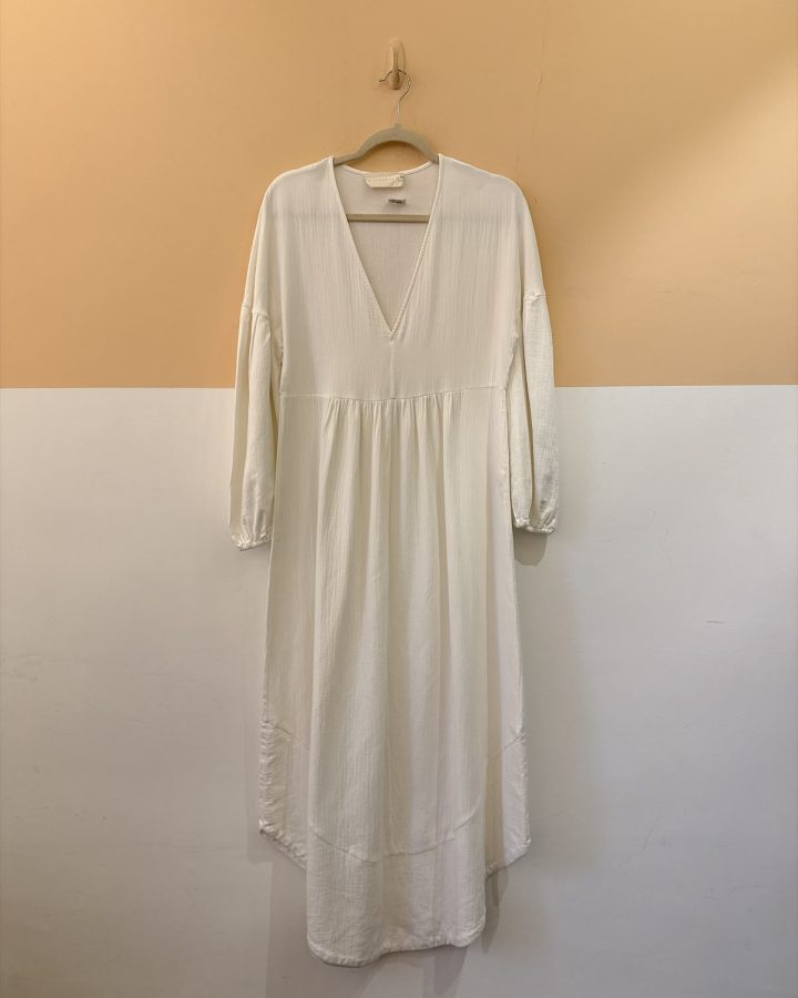 Vestido branco algodão A. Niemeyer P