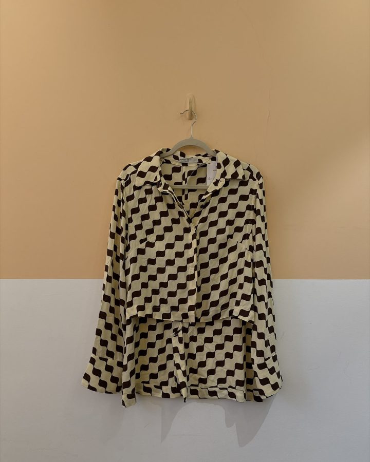 Camisa off marrom Dress To M