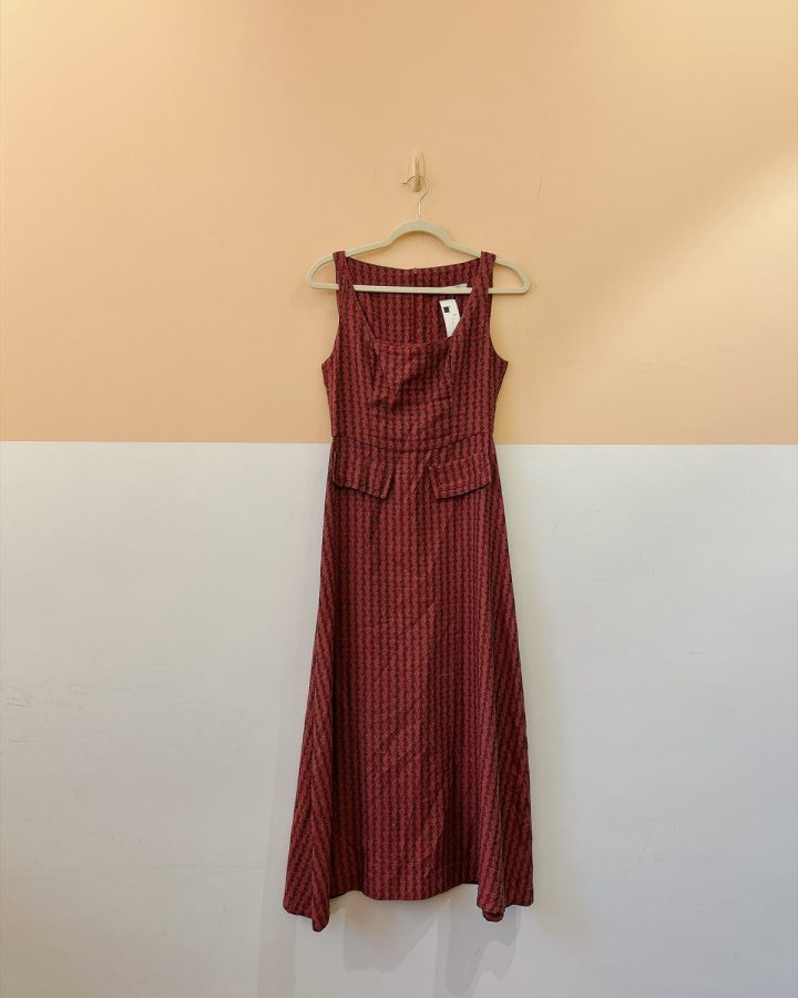 Vestido estampa rosa Clemence 36