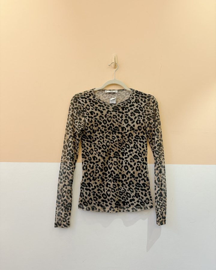 Blusa tule onça Mango P