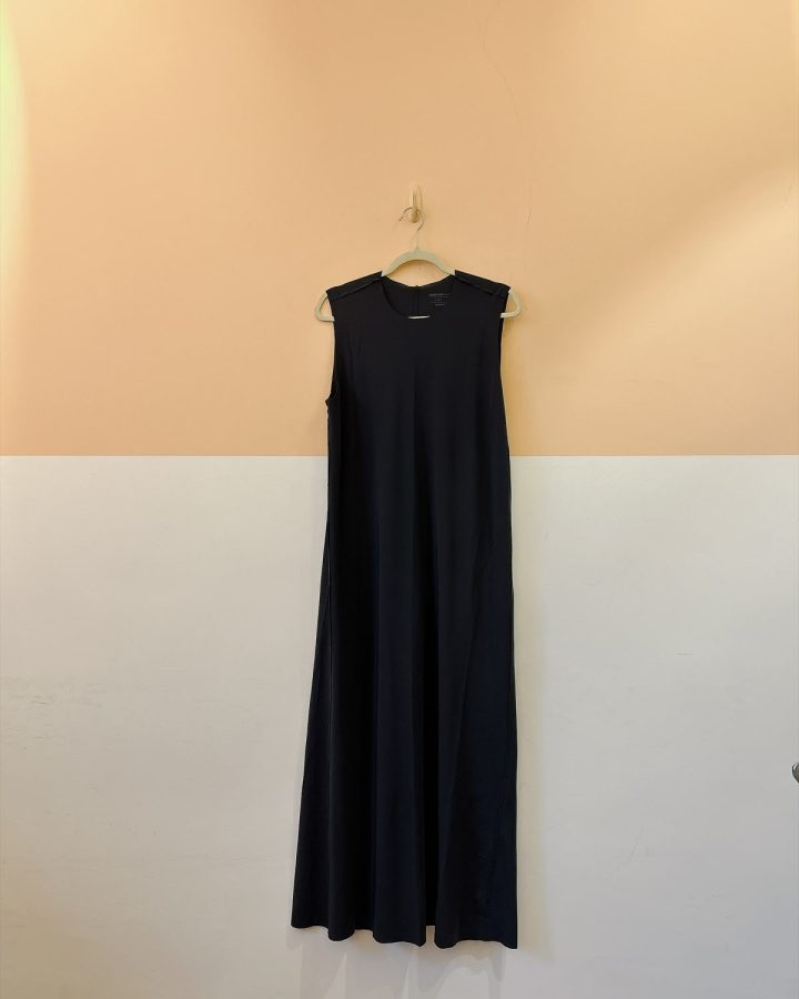 Vestido midi preto Osklen G
