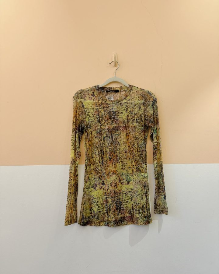 Tule estampado amarelo Animale P