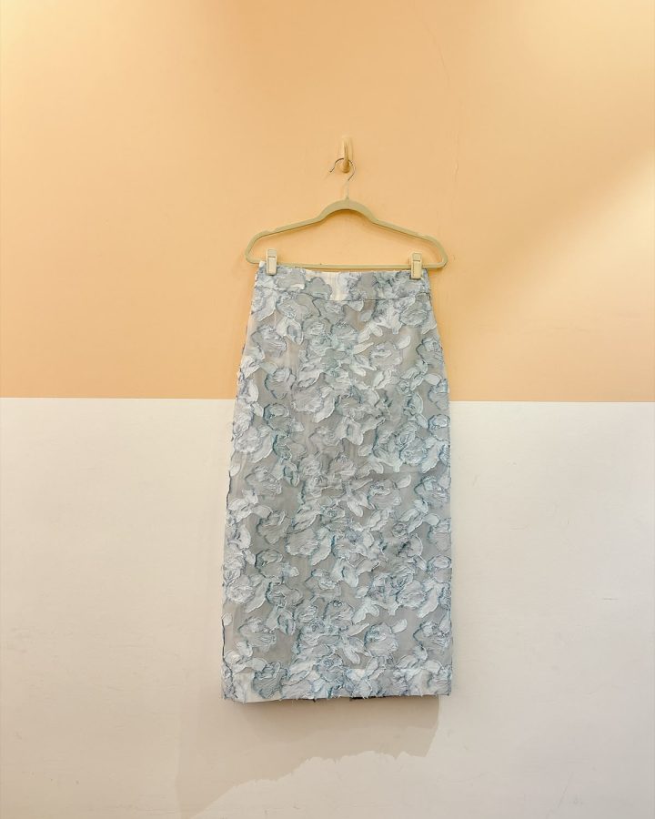 Saia midi azul Allmost Vintage 40