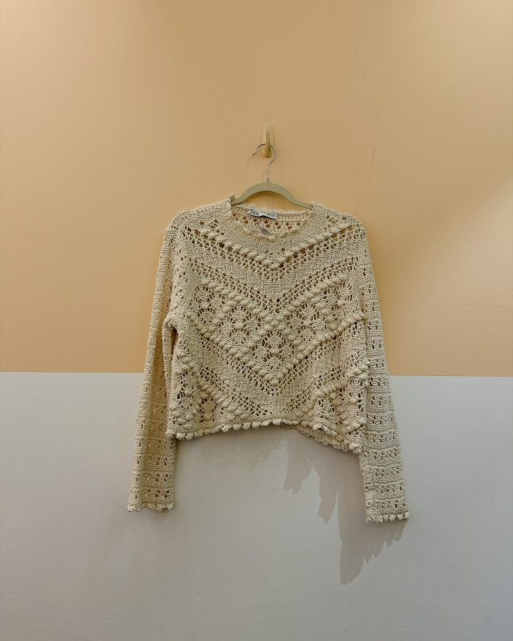 Blusa tricot off Zara P