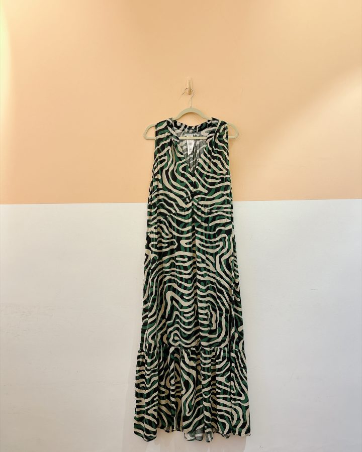 Vestido midi estampado Cantão G