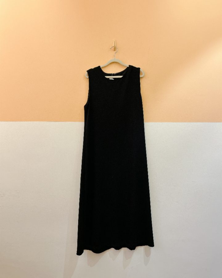 Vestido preto reto malha Parfois M/G