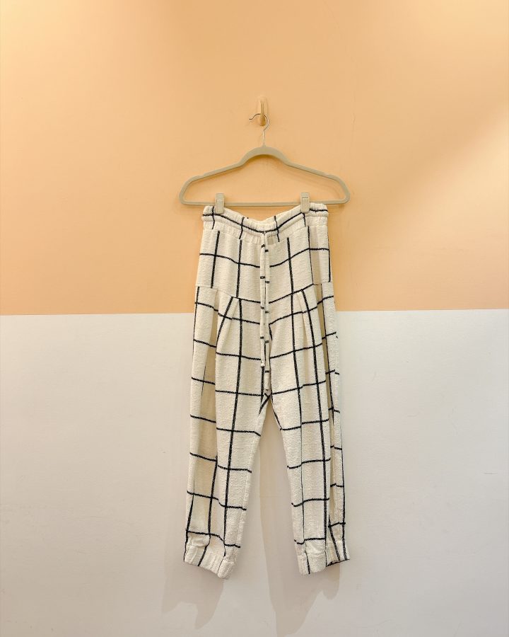 Calça branca grid M