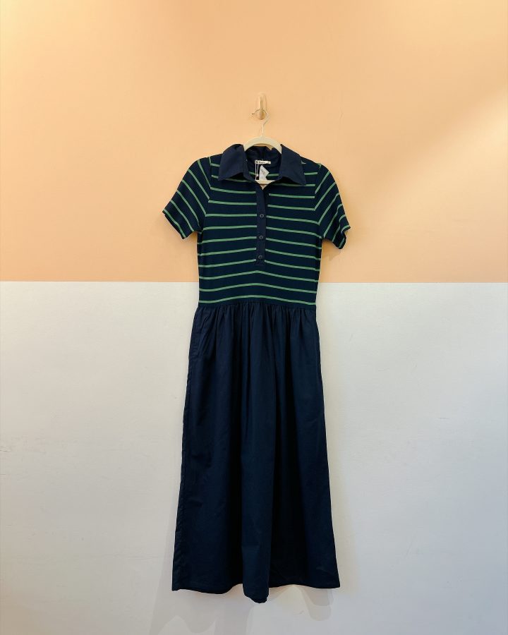 Vestido polo marinho/verde Peepou G