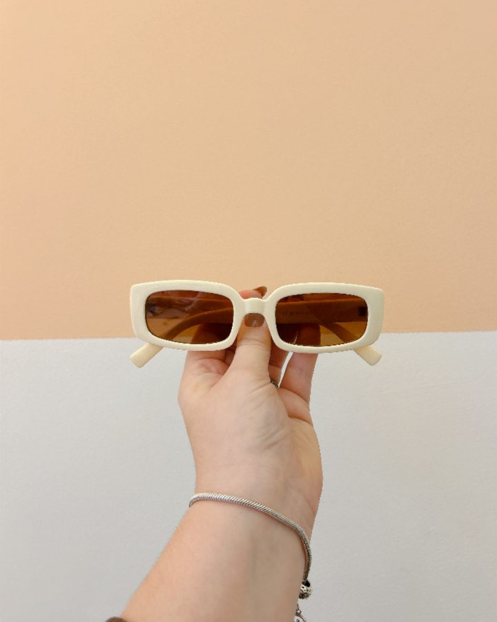 Óculos acetato creme Meller