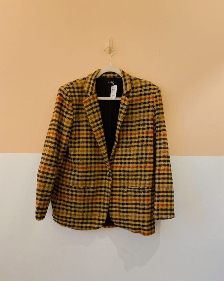 Blazer xadrez amarelo Haight P