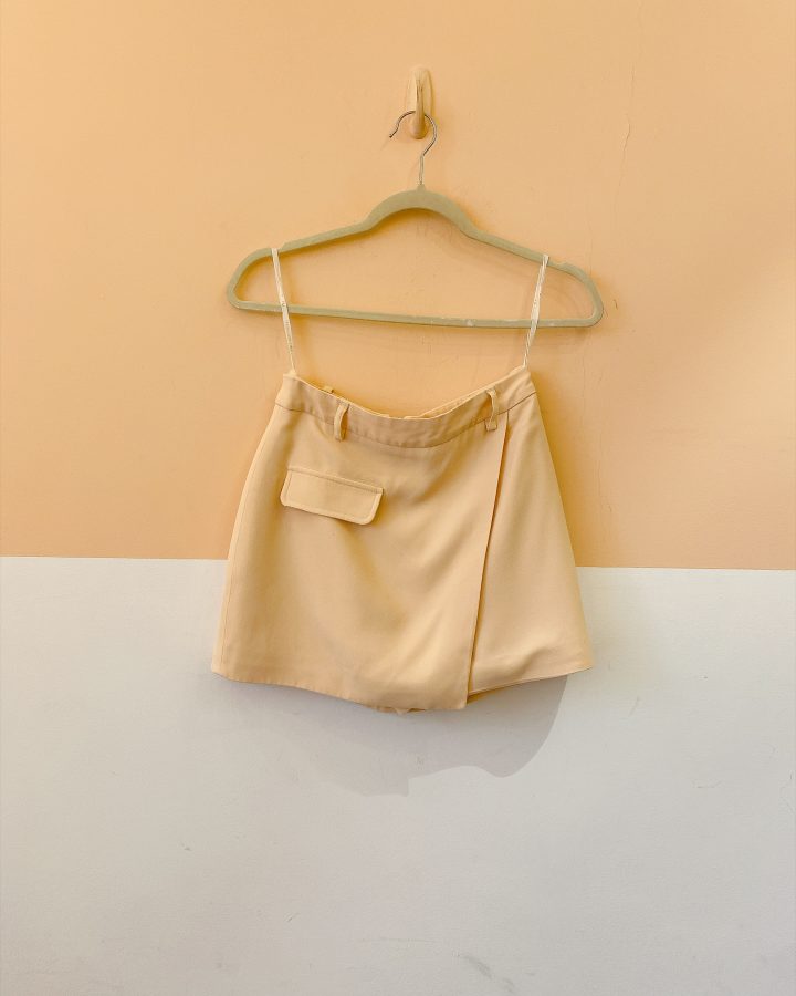 Short saia amarelo manteiga NV 34