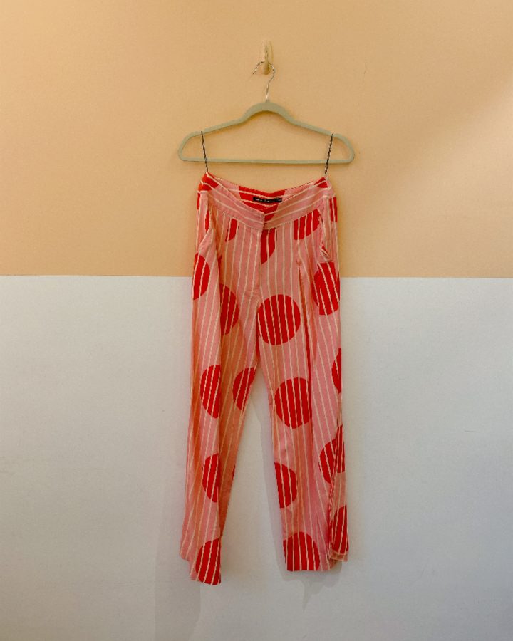 Pantalona rosa/vermelha Maria Filó 38