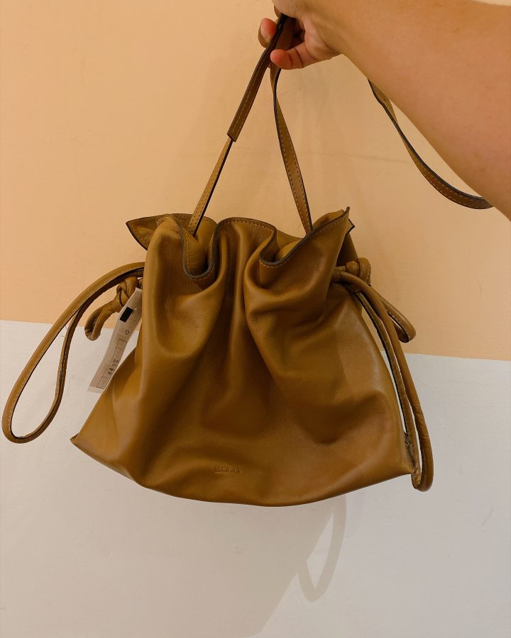 Bolsa retangular marrom Eclé