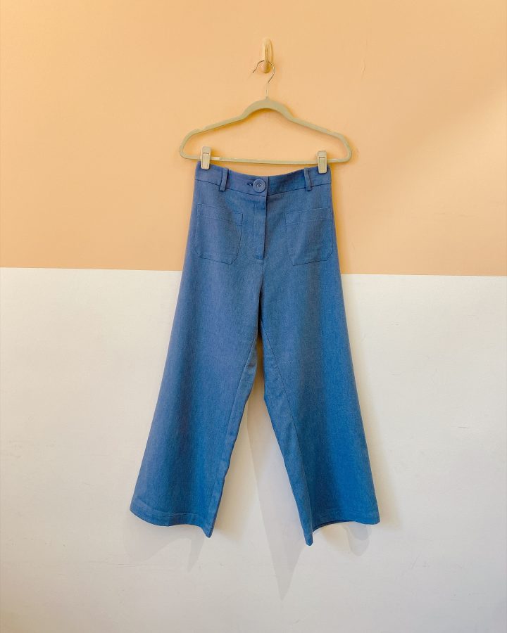 Calça azul bolsos Missinclof 38