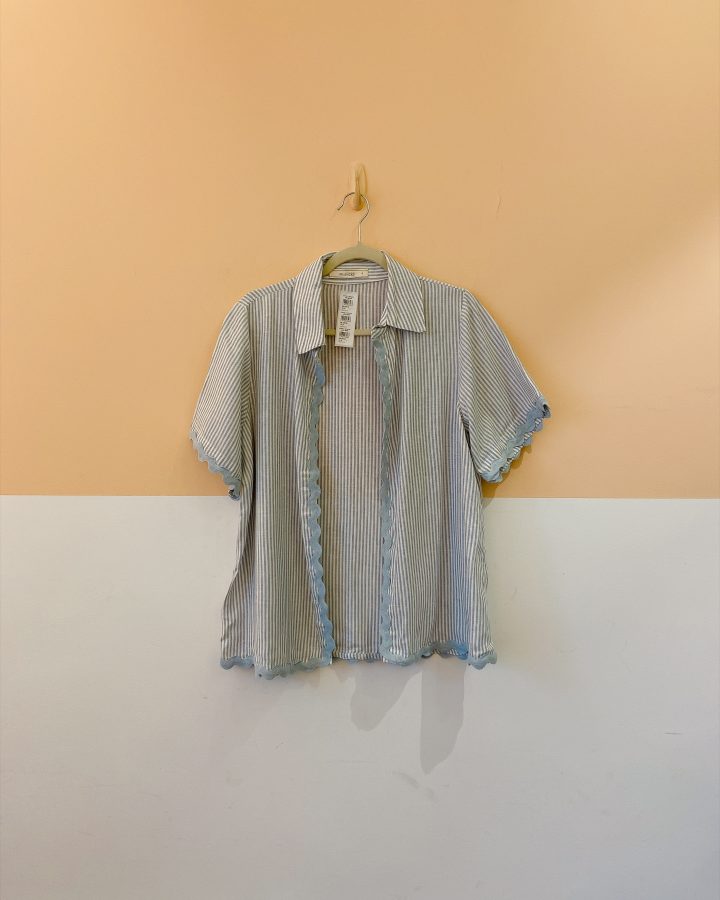 Conjunto listrado azul bebê Missinclof 38