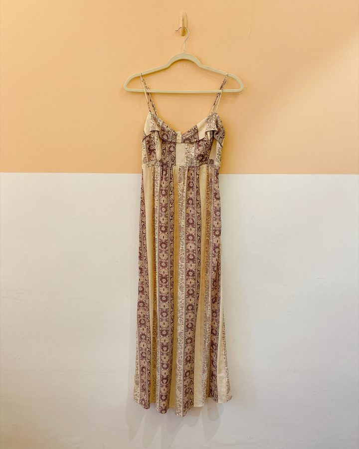 Vestido midi estampado Maria Filó P
