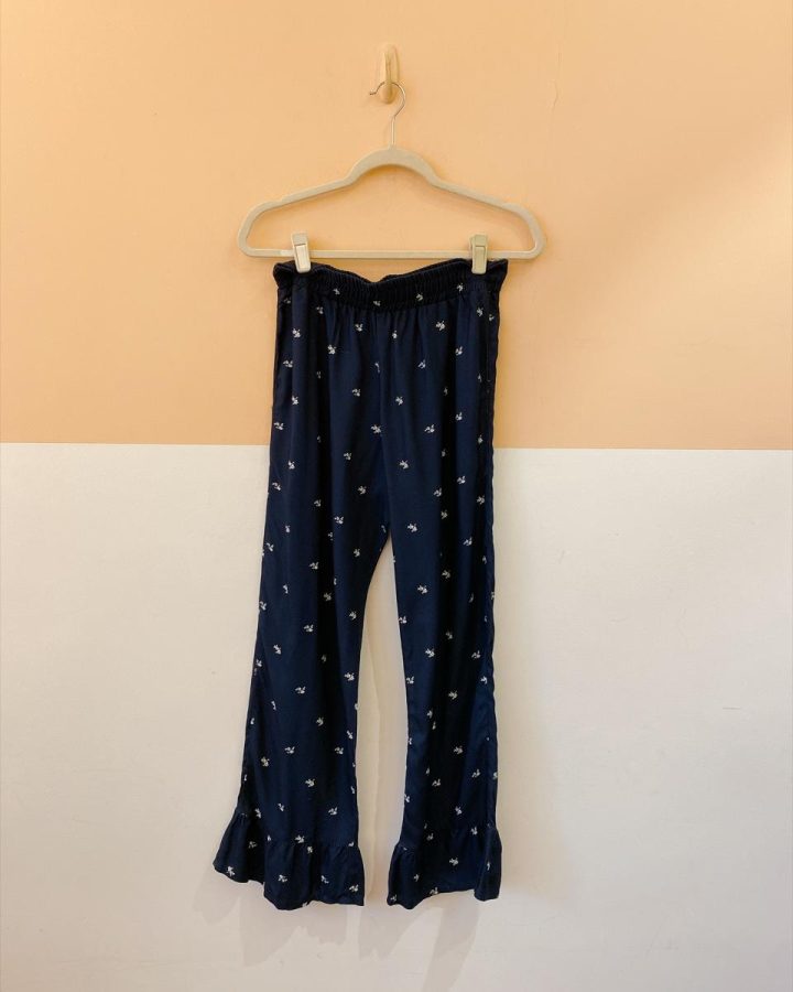 Calça crepe marinho Ideologic P