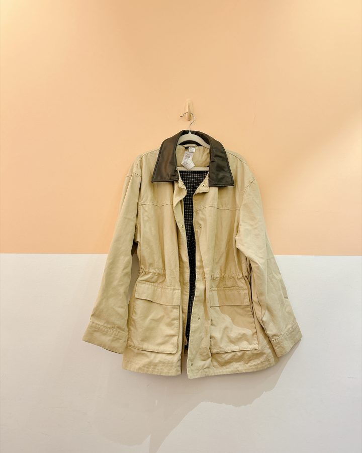 Parka sarja bege gola pu H&M G