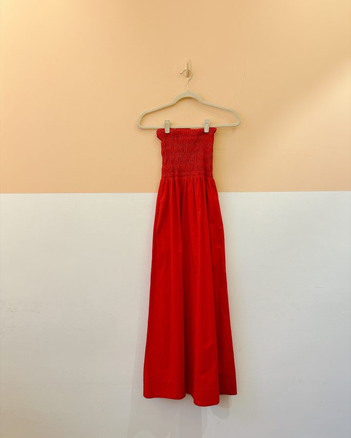 Vestido vermelho lastex Panô P/M